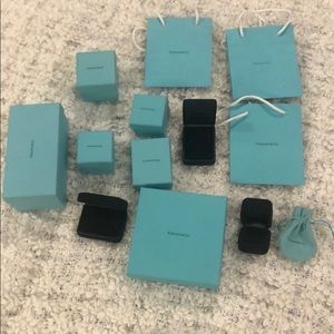 Tiffany boxes and bags